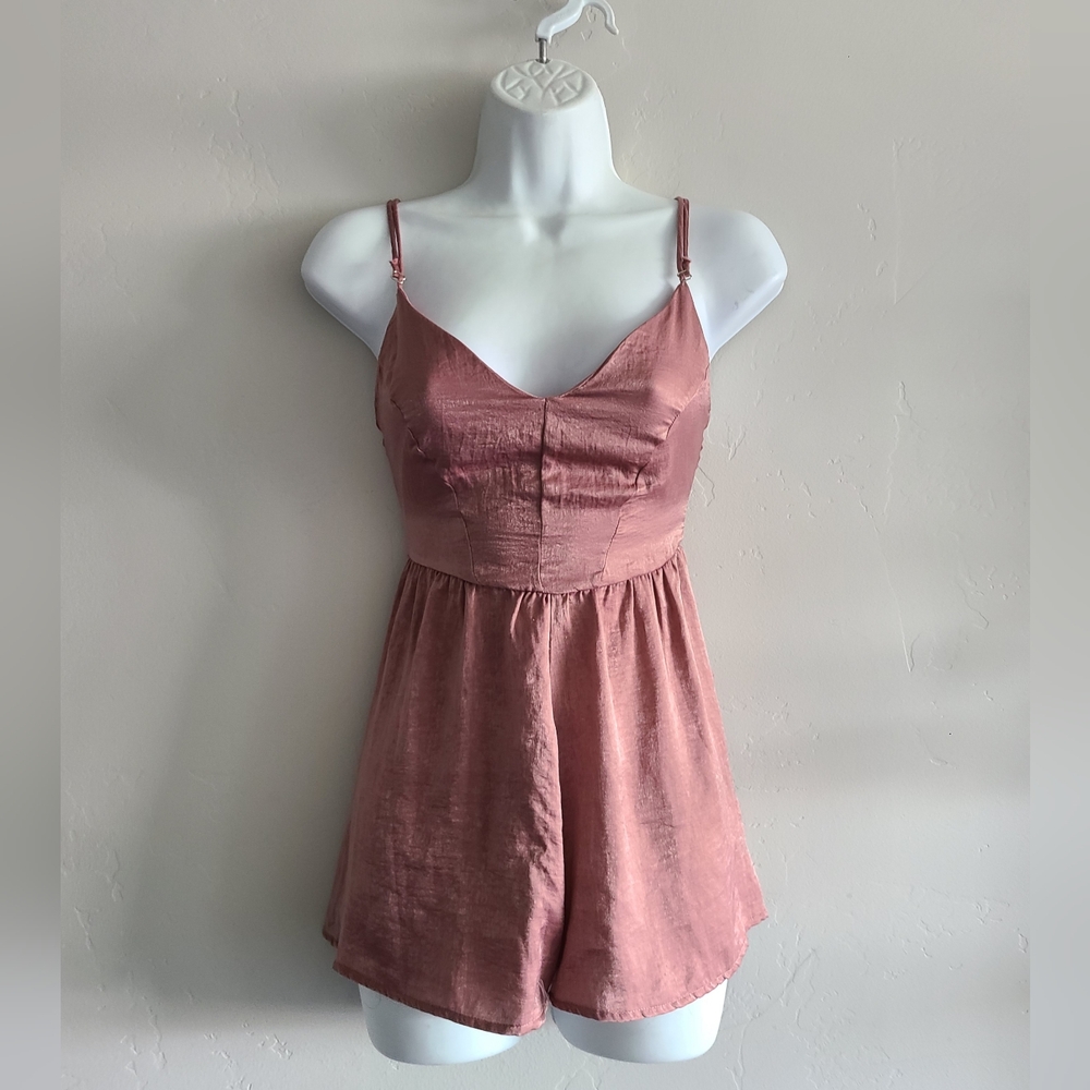 New Strappy Boho Romper, women's flarey romper, pink romper, women's jumper